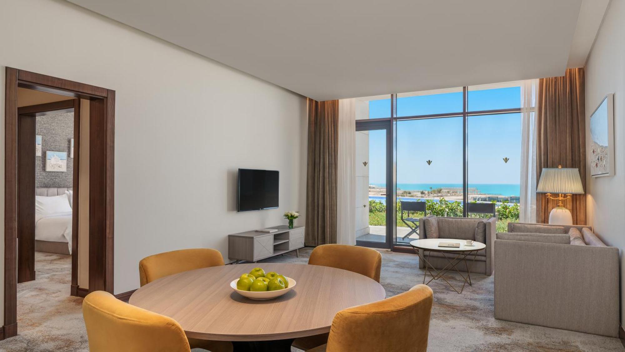 Rixos Premium Alamein El Alamein Camera foto A living room at the hotel